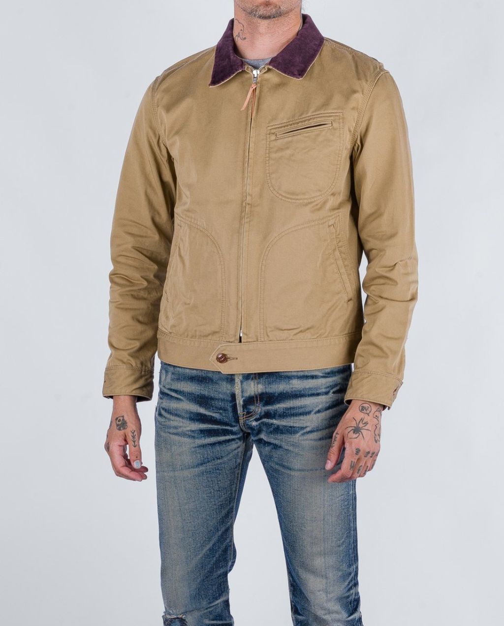 12oz Kurashikizome® Twill Work Jacket - Beige
