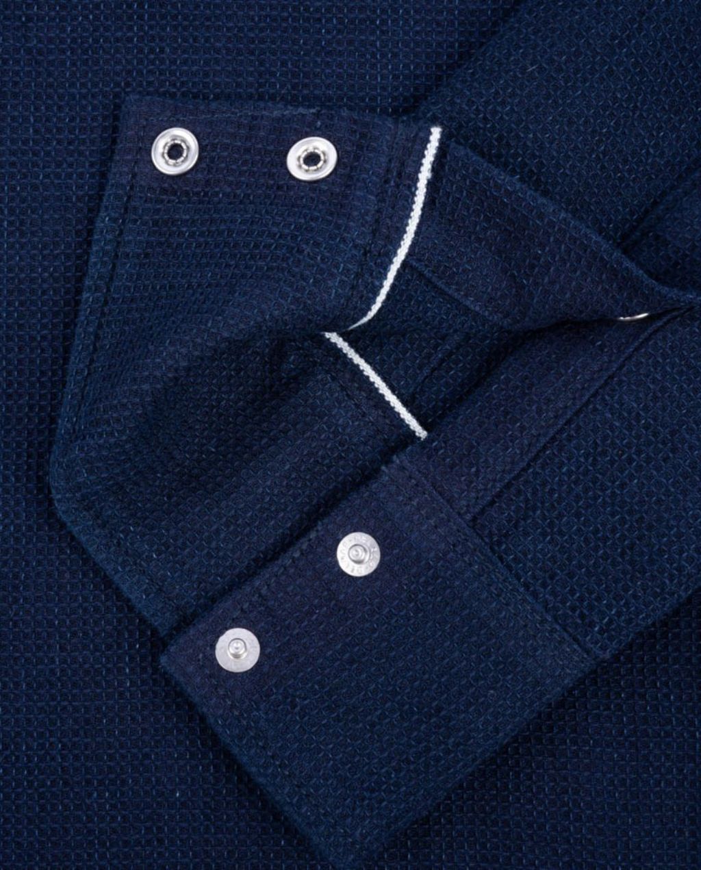 5oz Selvedge Dobby Cloth Western Shirt - Indigo