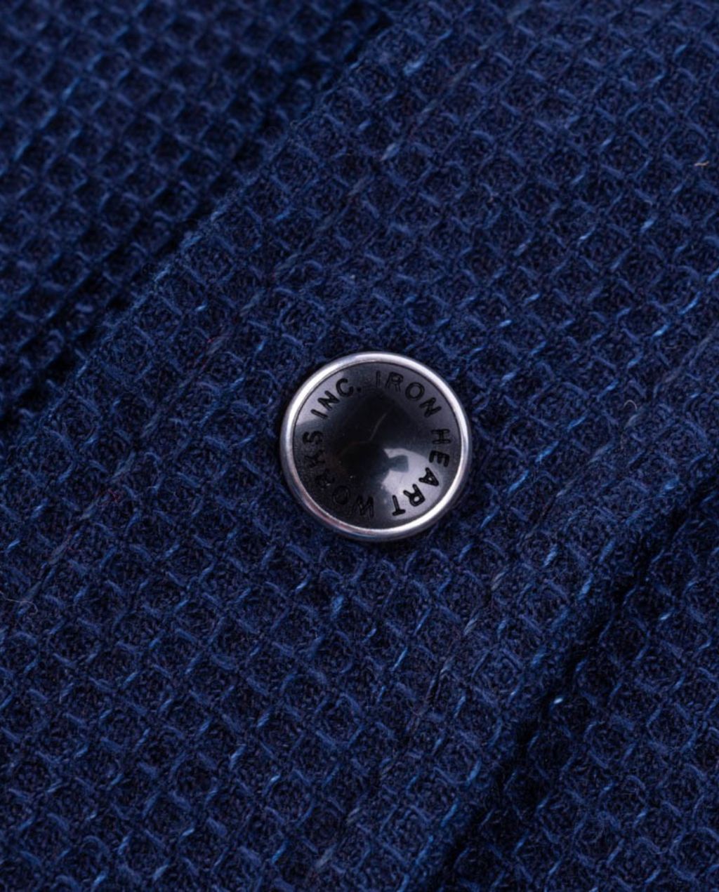 5oz Selvedge Dobby Cloth Western Shirt - Indigo
