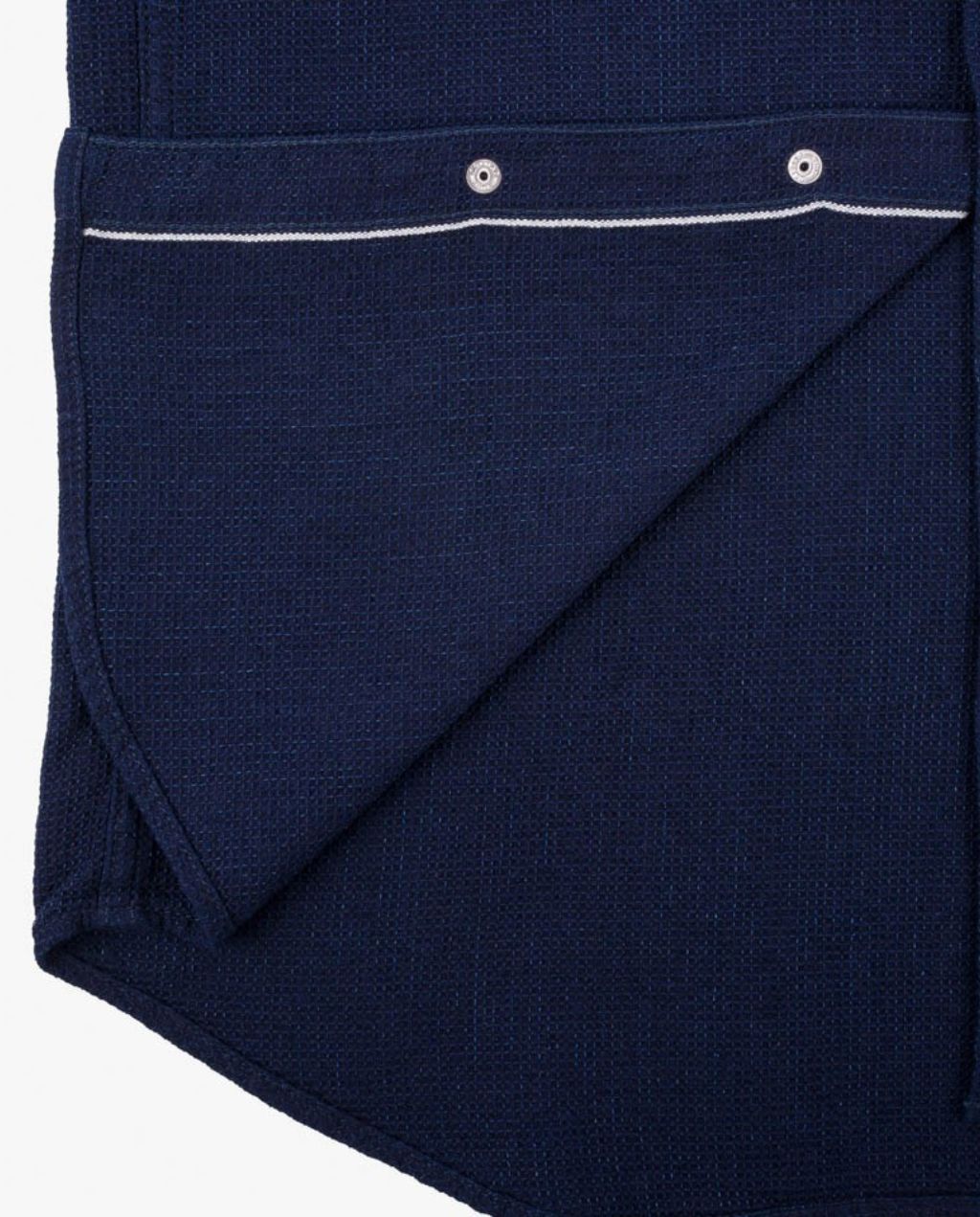 5oz Selvedge Dobby Cloth Western Shirt - Indigo
