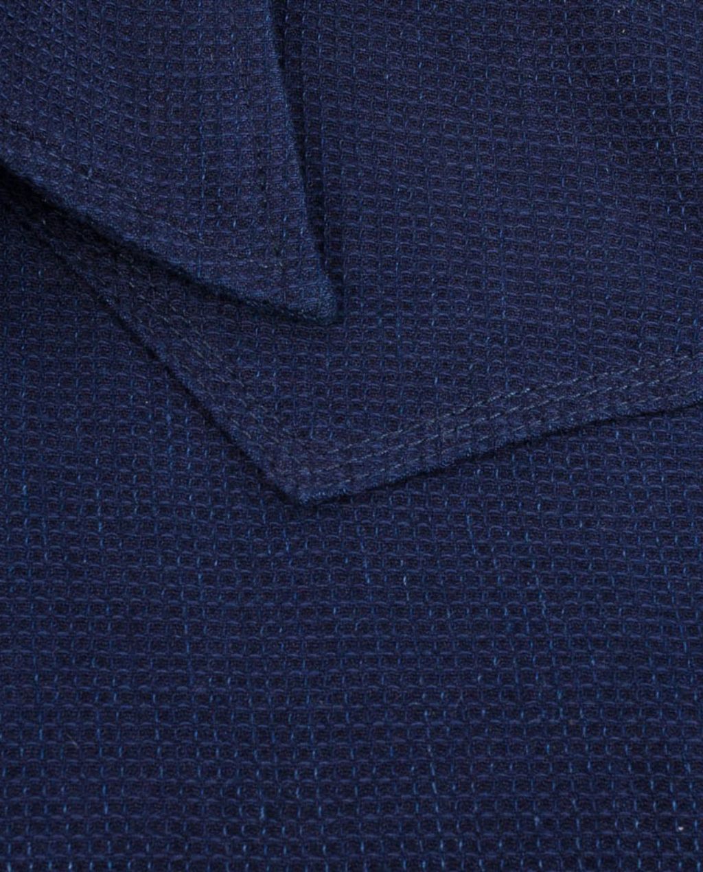 5oz Selvedge Dobby Cloth Western Shirt - Indigo