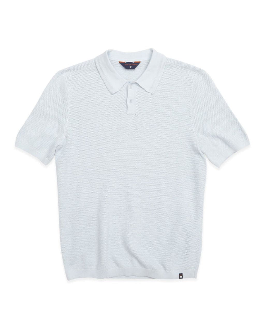 Filo Knit Polo Blue Water