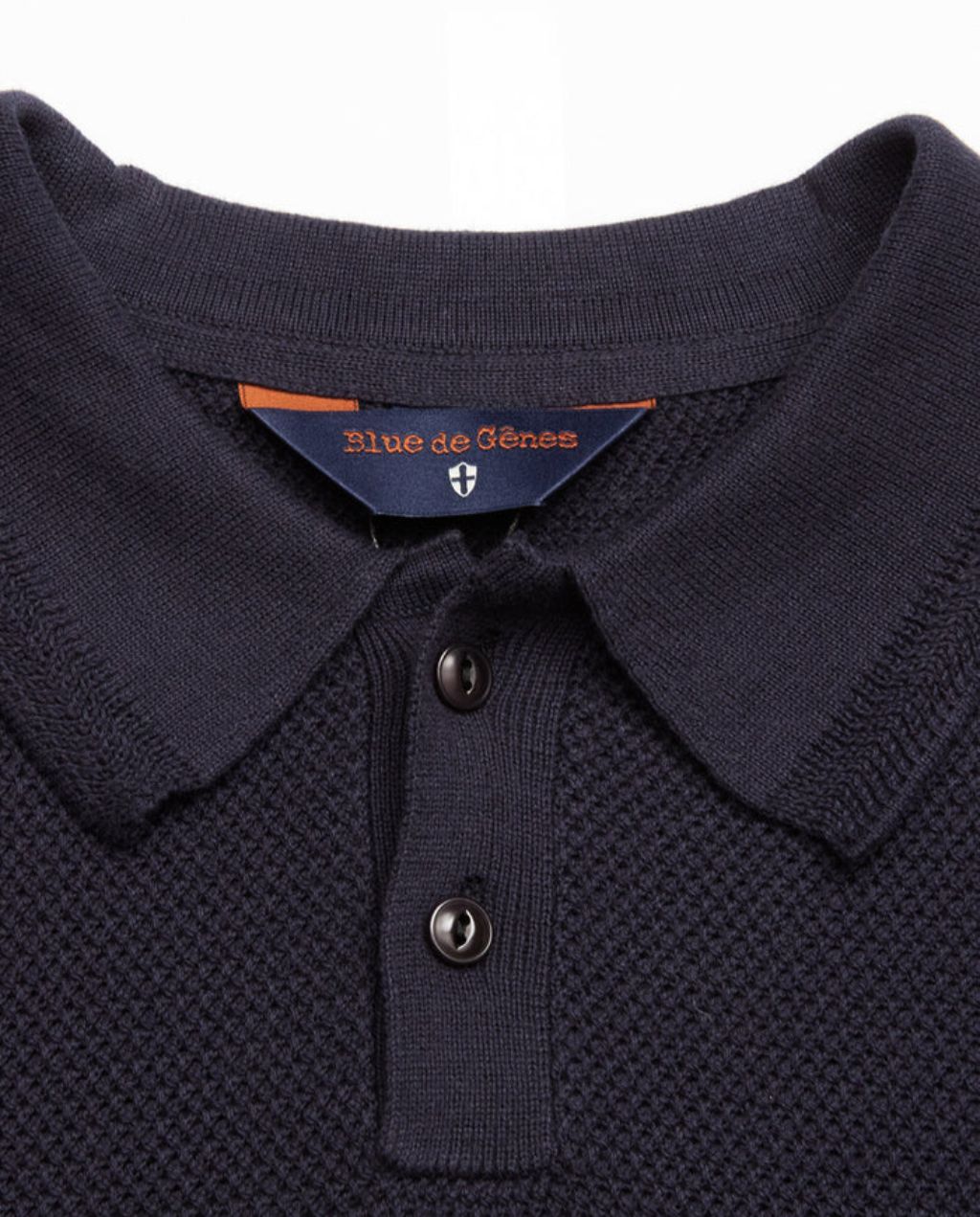 Filo Knit Polo Navy