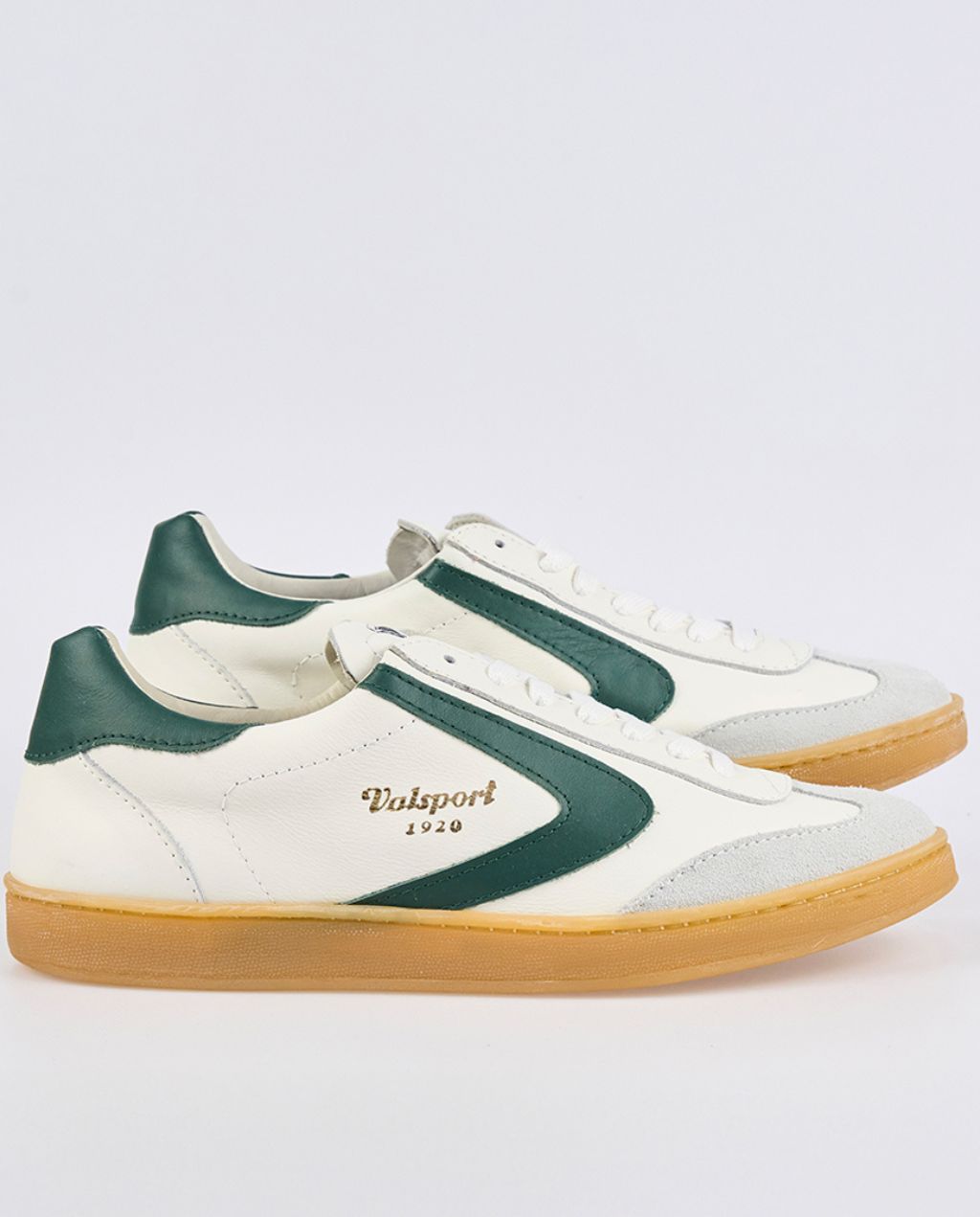 Olimpia Leather Suede Bianco Verde