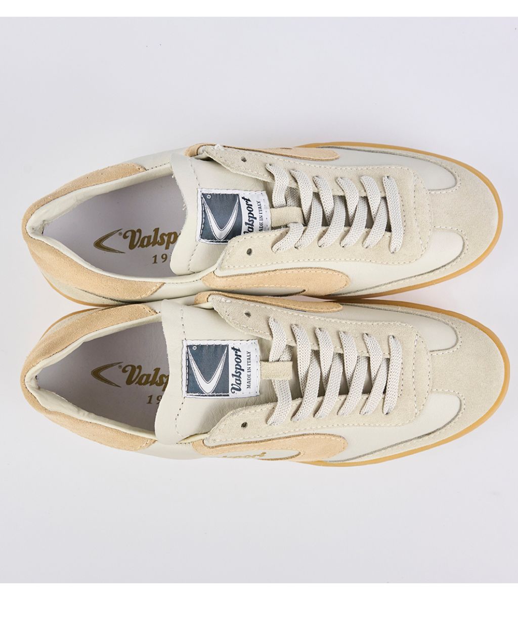 Olimpia Leather Suede Bianco Crema