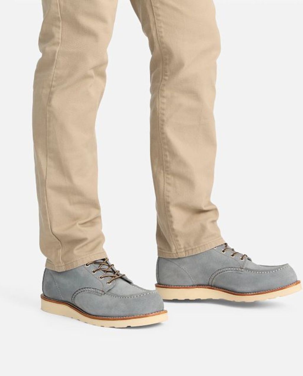 Classic Moc Men's 6-inch Boot #8800 in - Dusty Blue - Abilene Leather