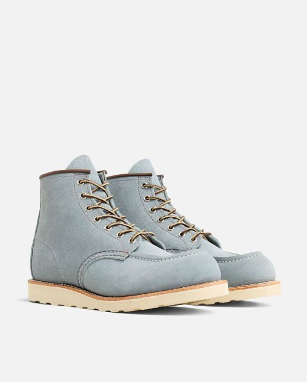 Classic Moc Men's 6-inch Boot #8800 in - Dusty Blue - Abilene Leather