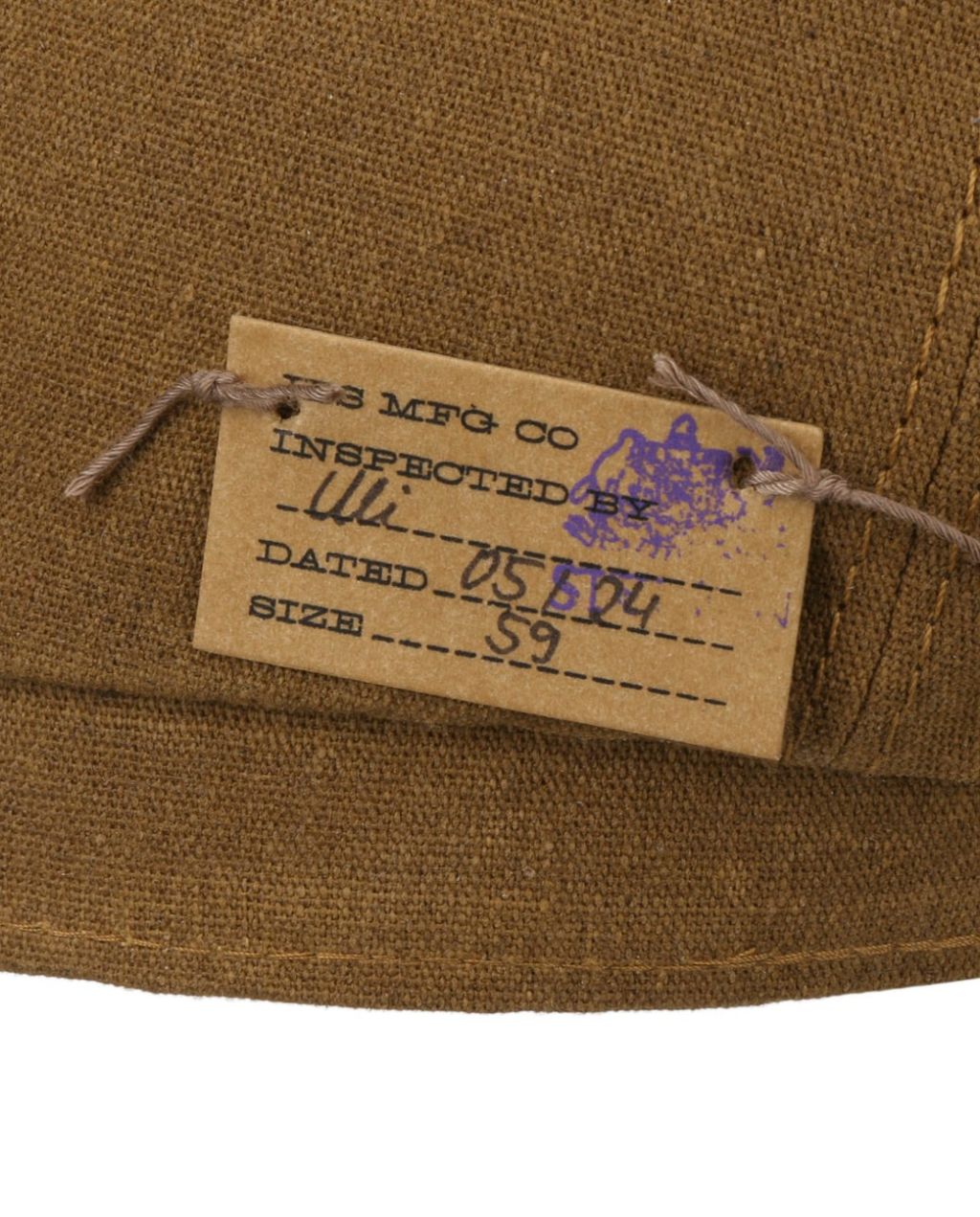 Hatteras Waxed Contrast Flatcap - Brown