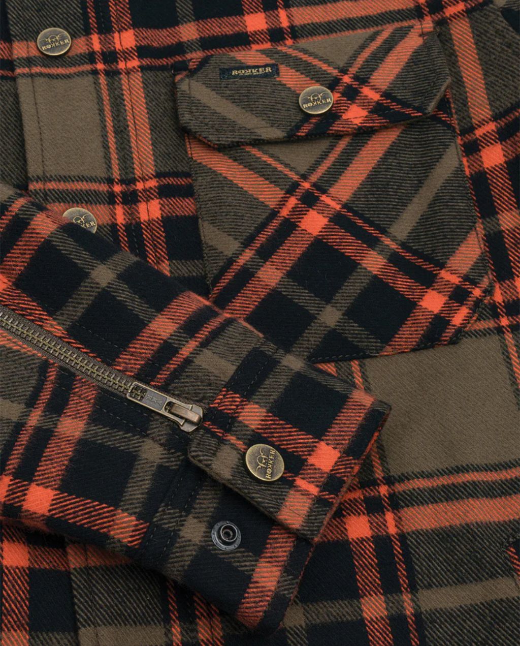 Colorado Rider Shirt Orange/Green