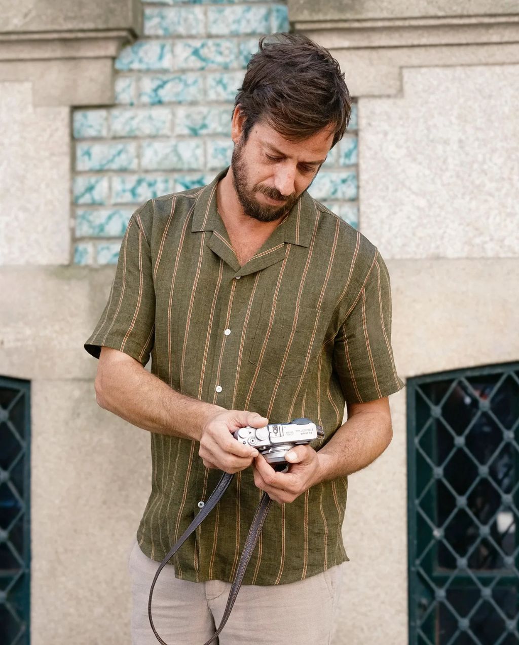 Linen Shirt Milano Khaki