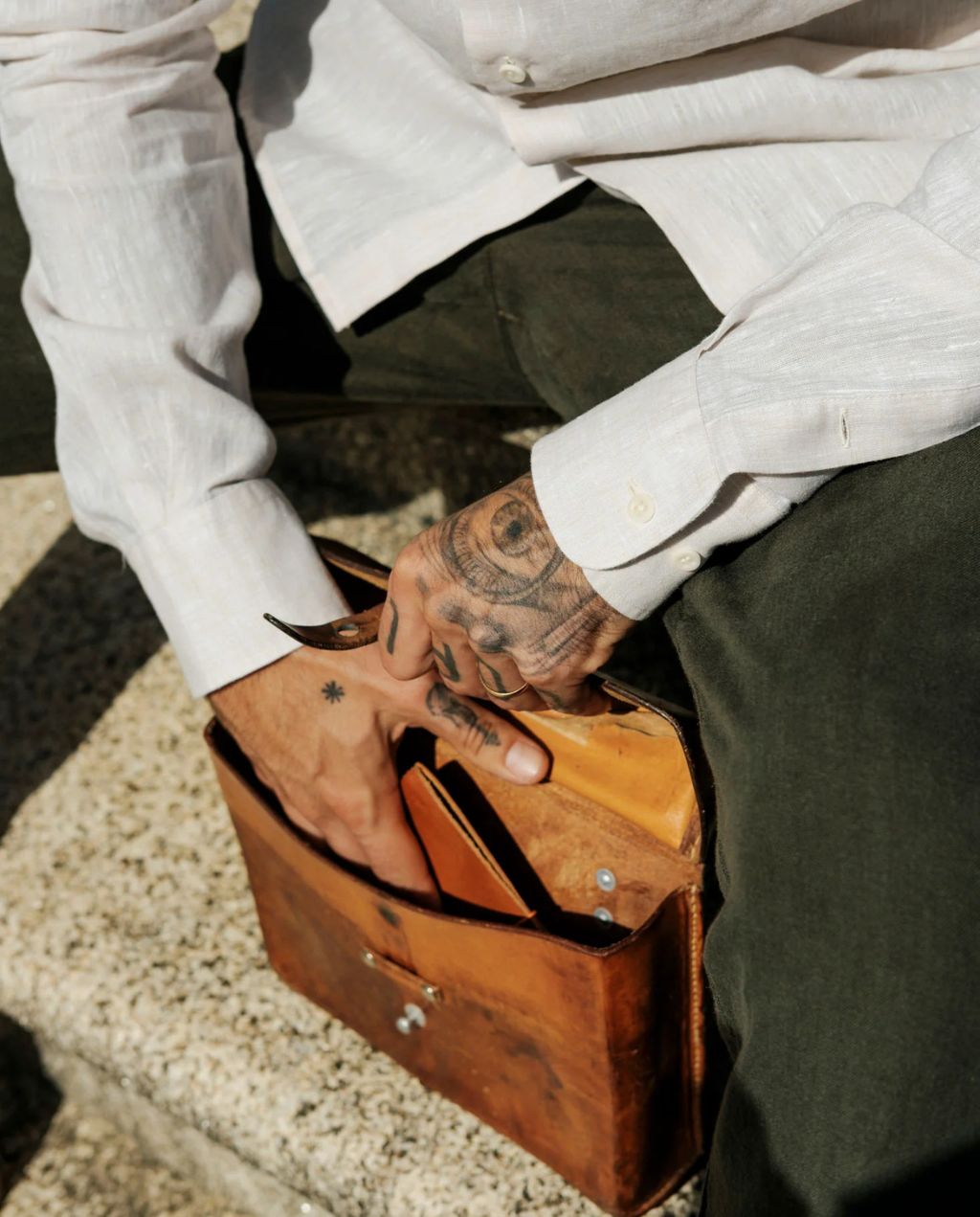 Leinenhemd Verzasca Nature