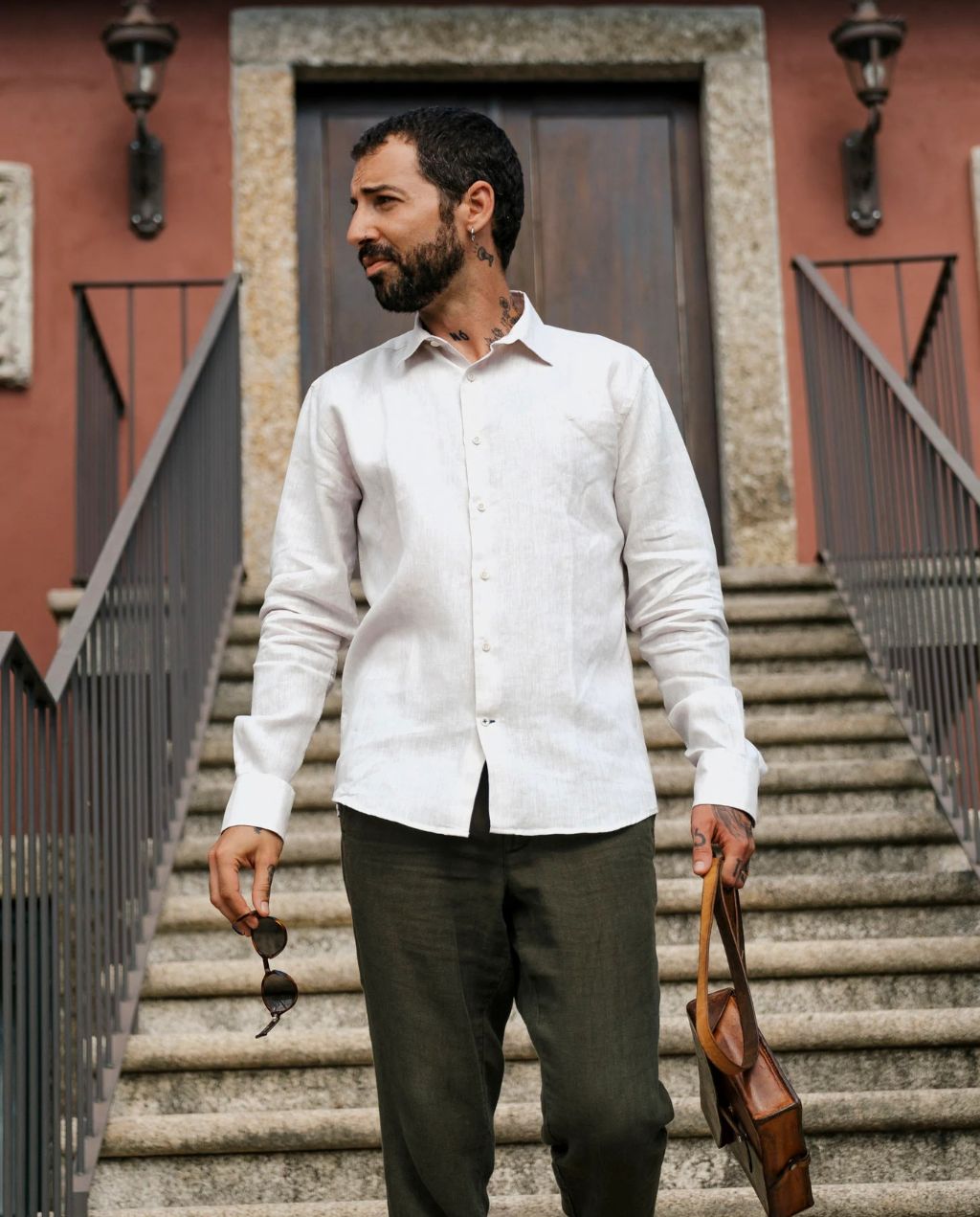 Leinenhemd Verzasca Nature