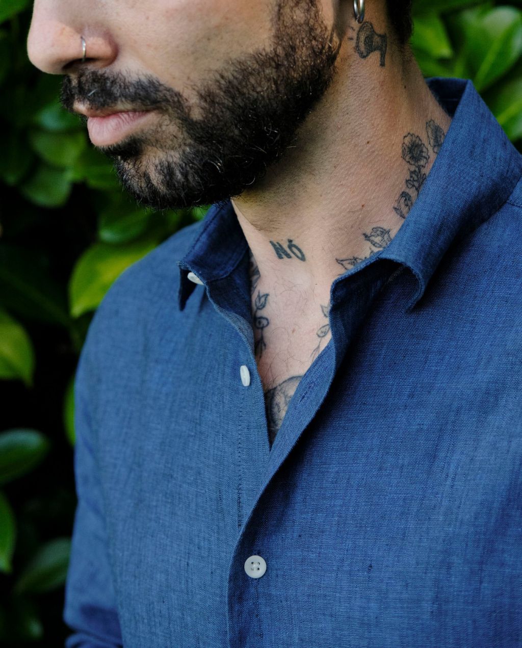 Leinenhemd Verzasca Saphir