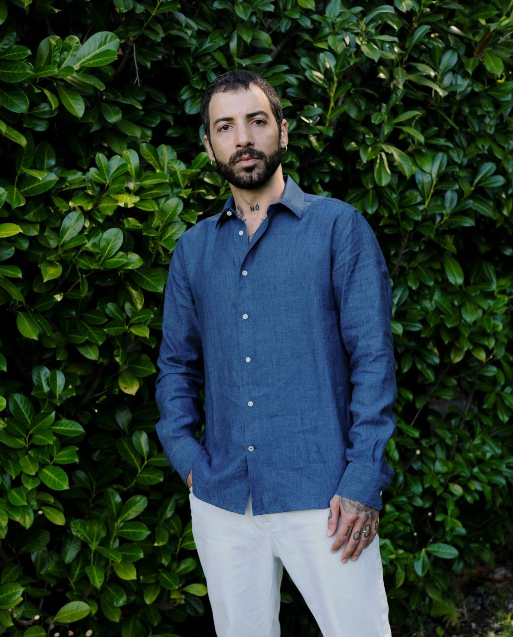 Leinenhemd Verzasca Saphir