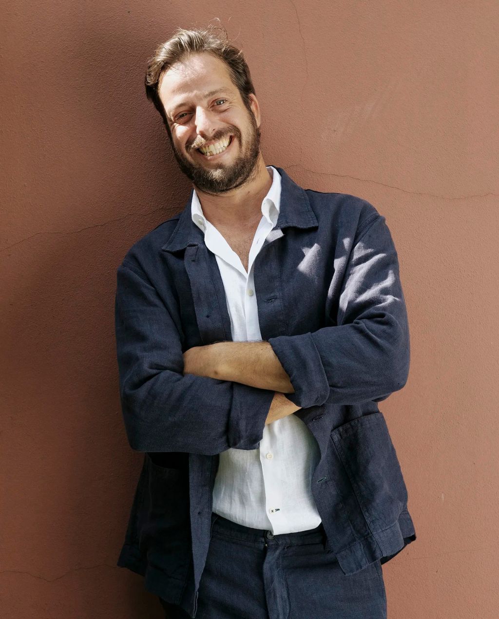 Overshirt Leinen Ilha Navy