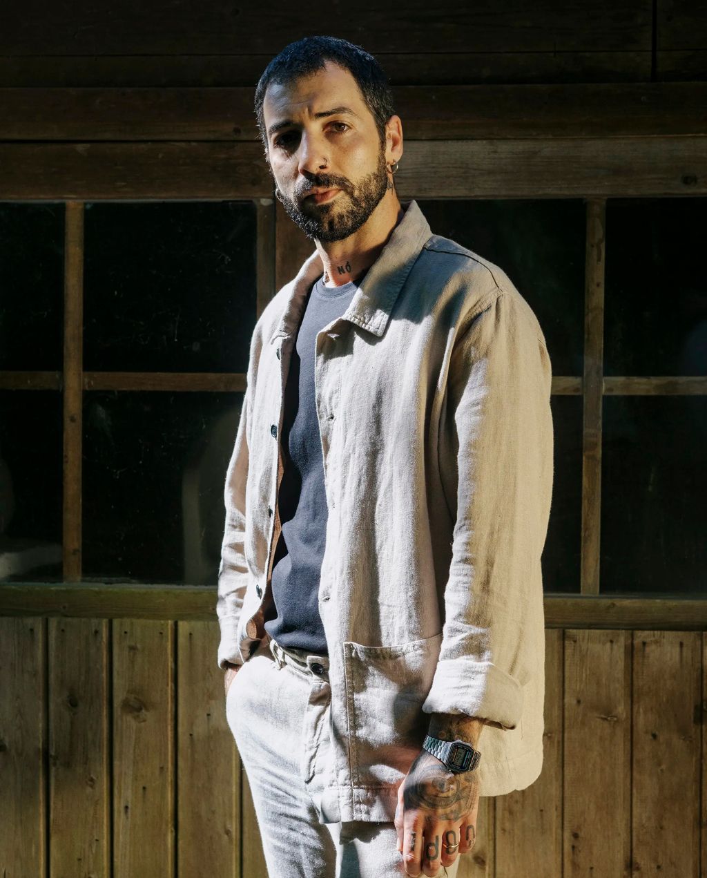 Overshirt Leinen Ilha Desert