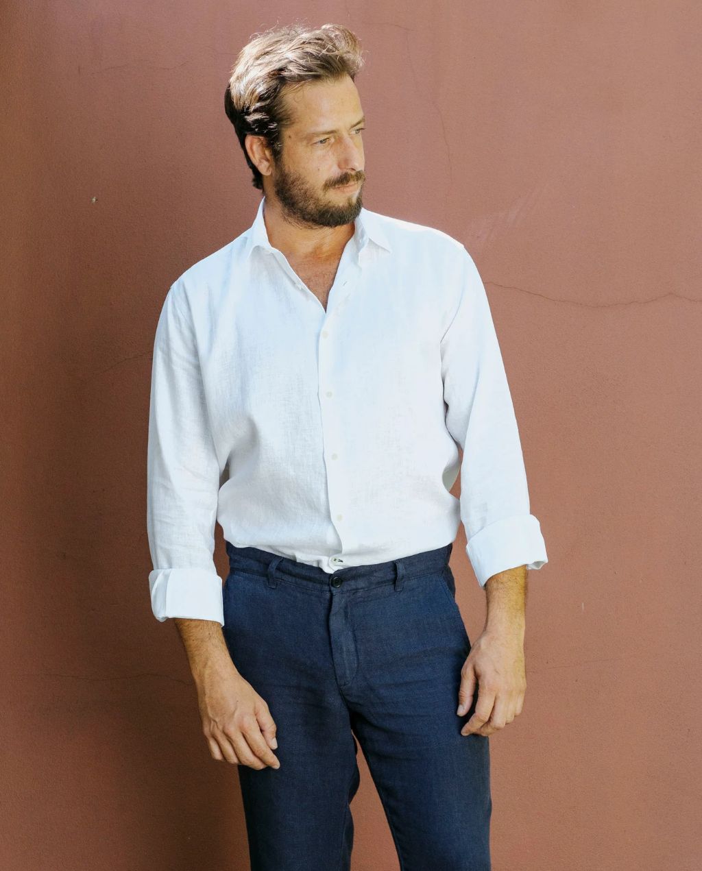 Leinenhosen Ilha Navy