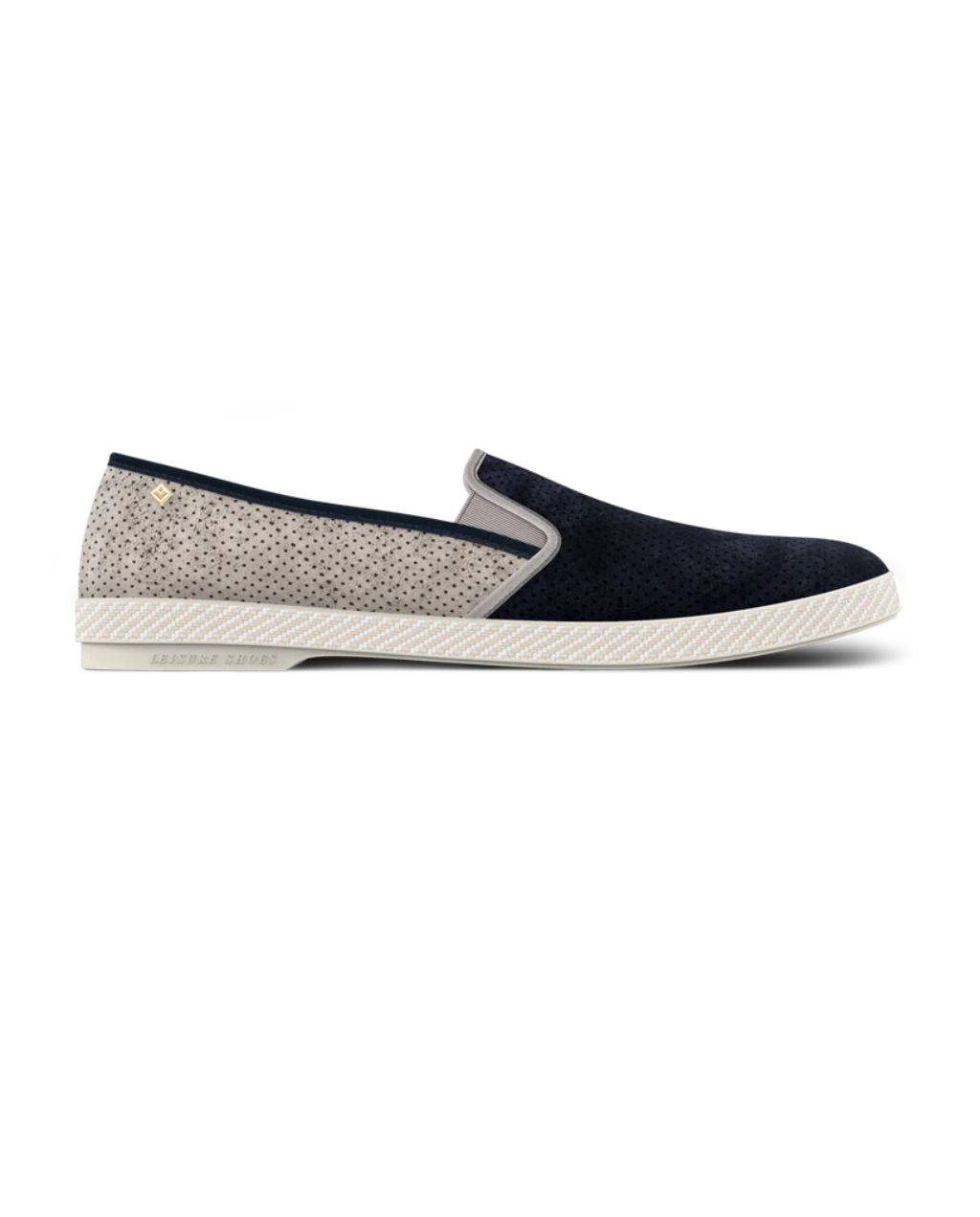 Rivieras - Classic Suede Navy Grey