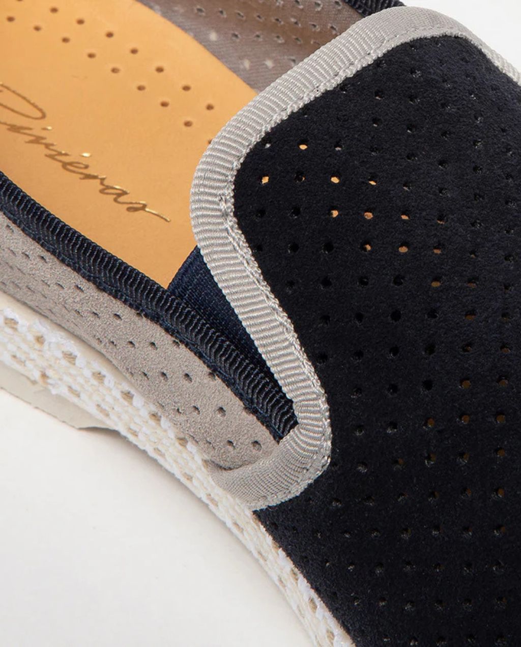 Rivieras - Classic Suede Navy Grey