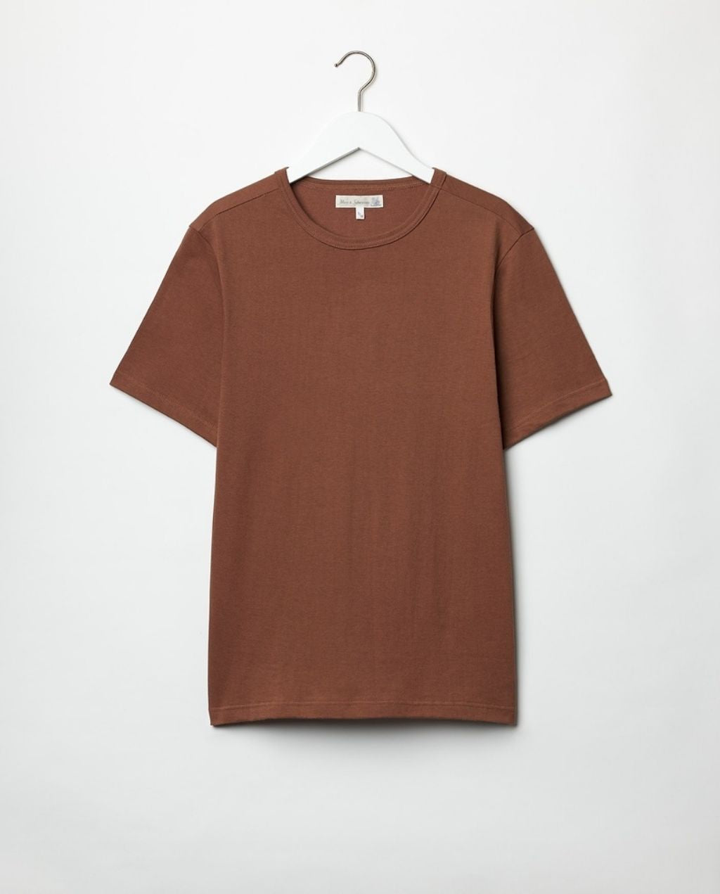 1950s Men's loopwheeled T-Shirt - Classic Fit - Nut
