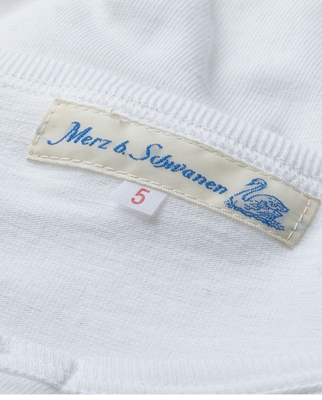 207 Men's loopwheeled Henley - Classic Fit - White