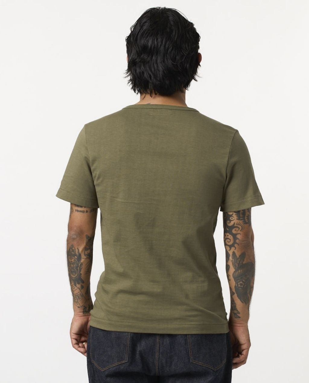 215 Men's loopwheeled T-Shirt - Classic Fit - Army