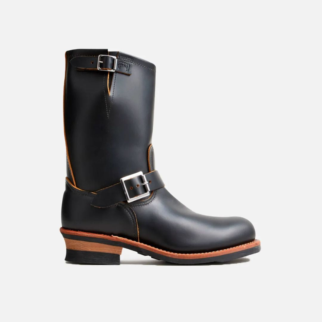 Men's Engineer in Black Klondike Leather - 2966