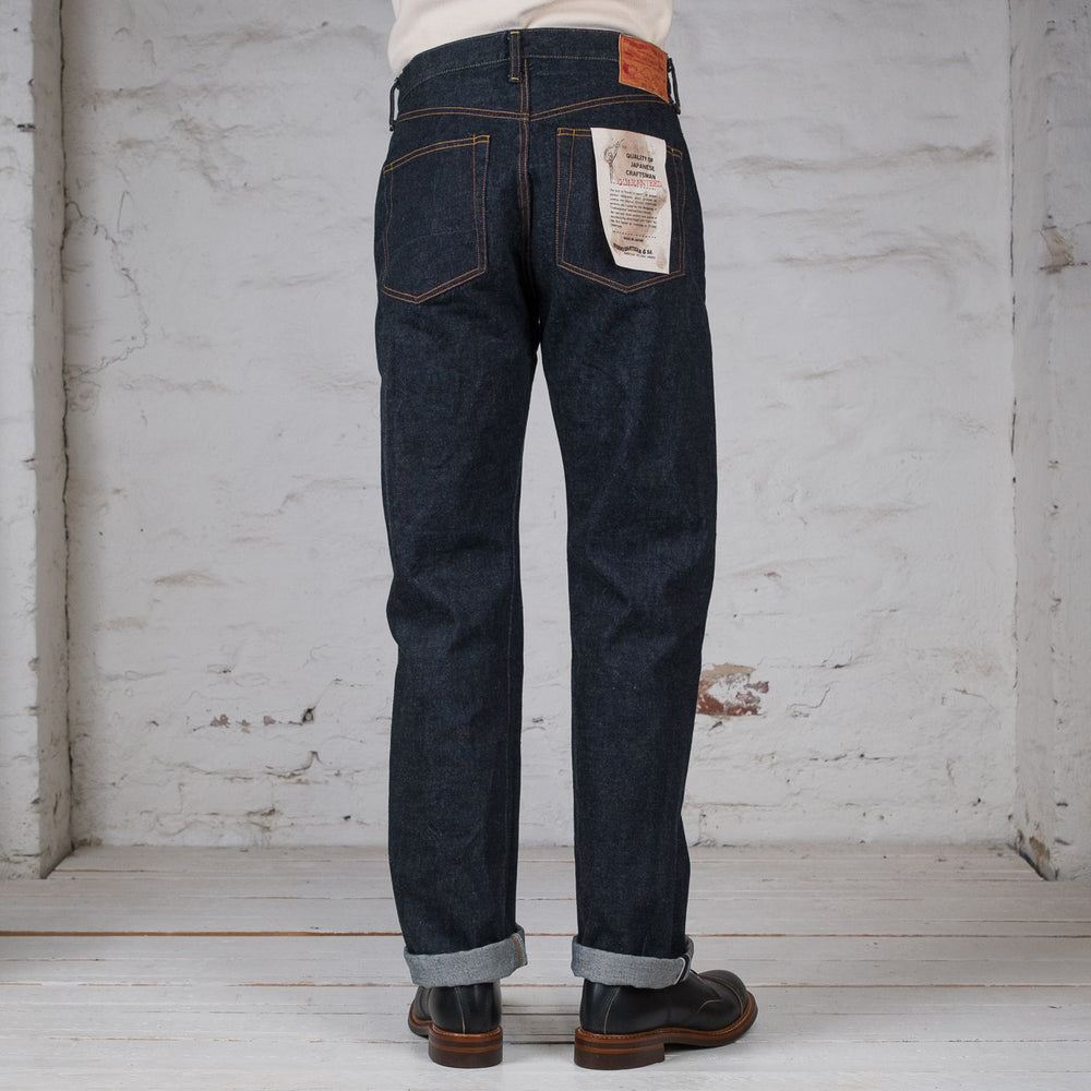 SD-101 Silm Straight Jeans, unsanforized, one wash