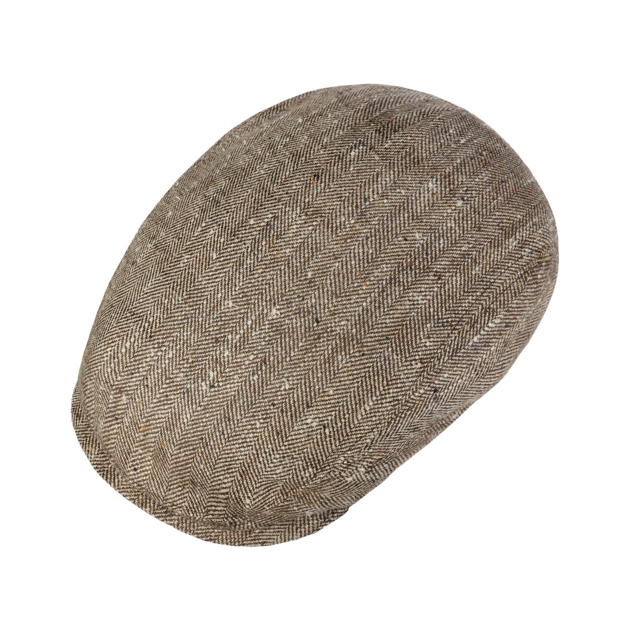 Tweed Herringbone Driver Flatcap