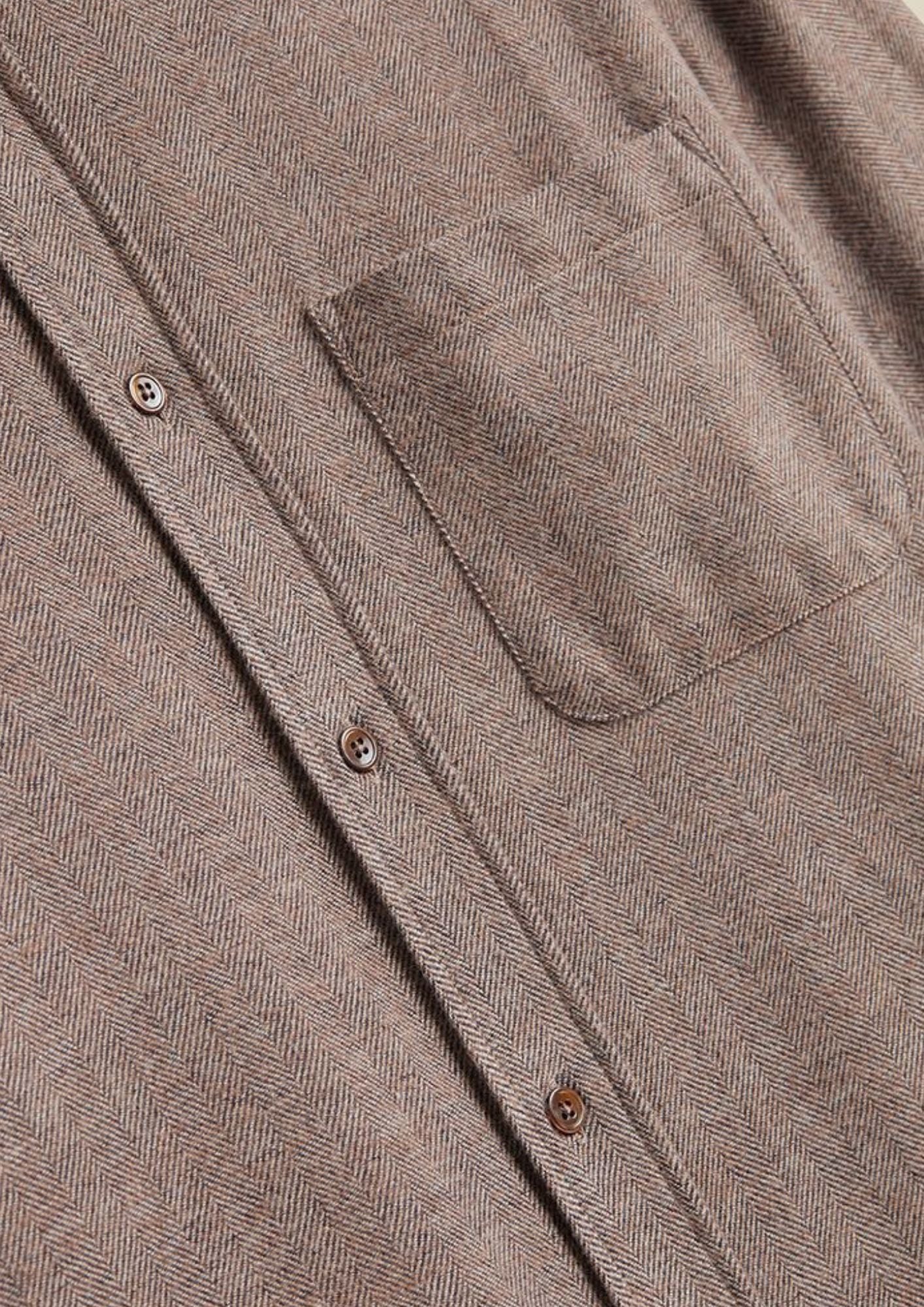 Portuguese Flannel - Espiga Brown