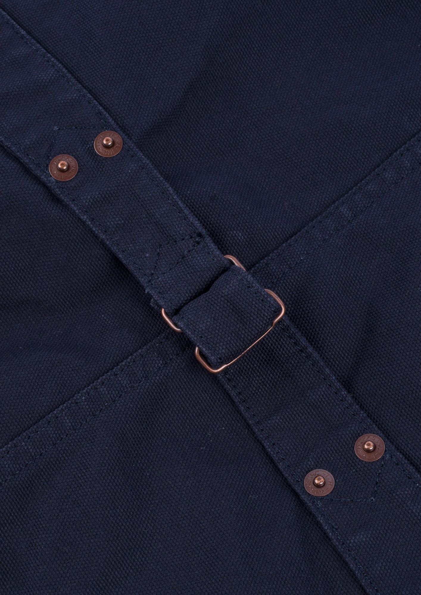 14oz Sashiko Dobby Cloth / Duck Work Vest - Indigo