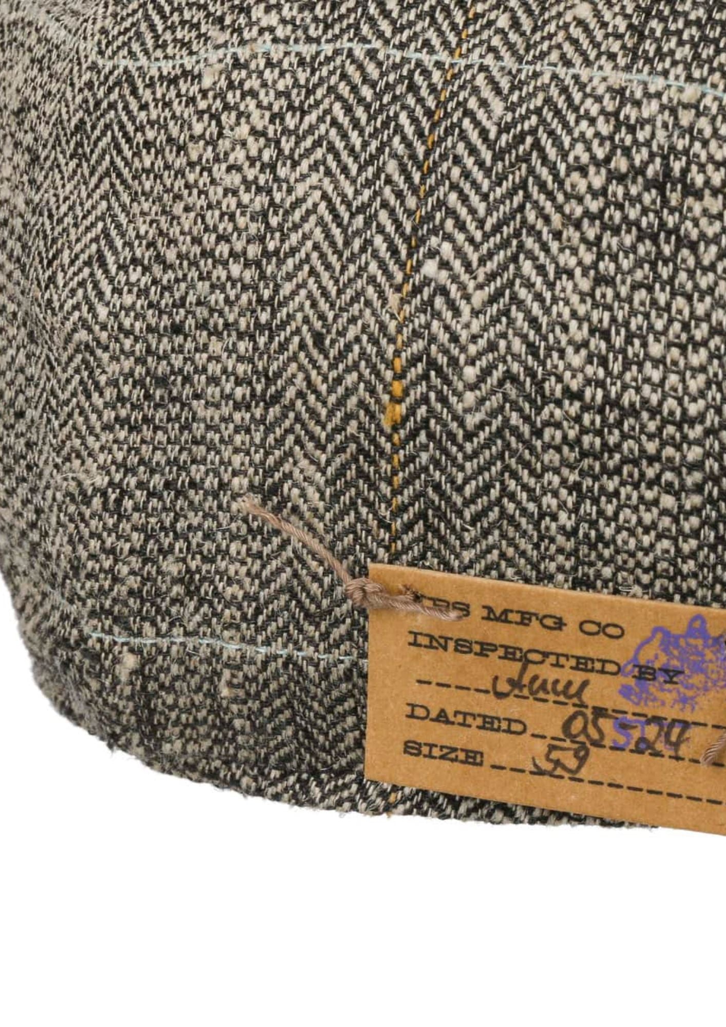 Coverton Herringbone Flatcap