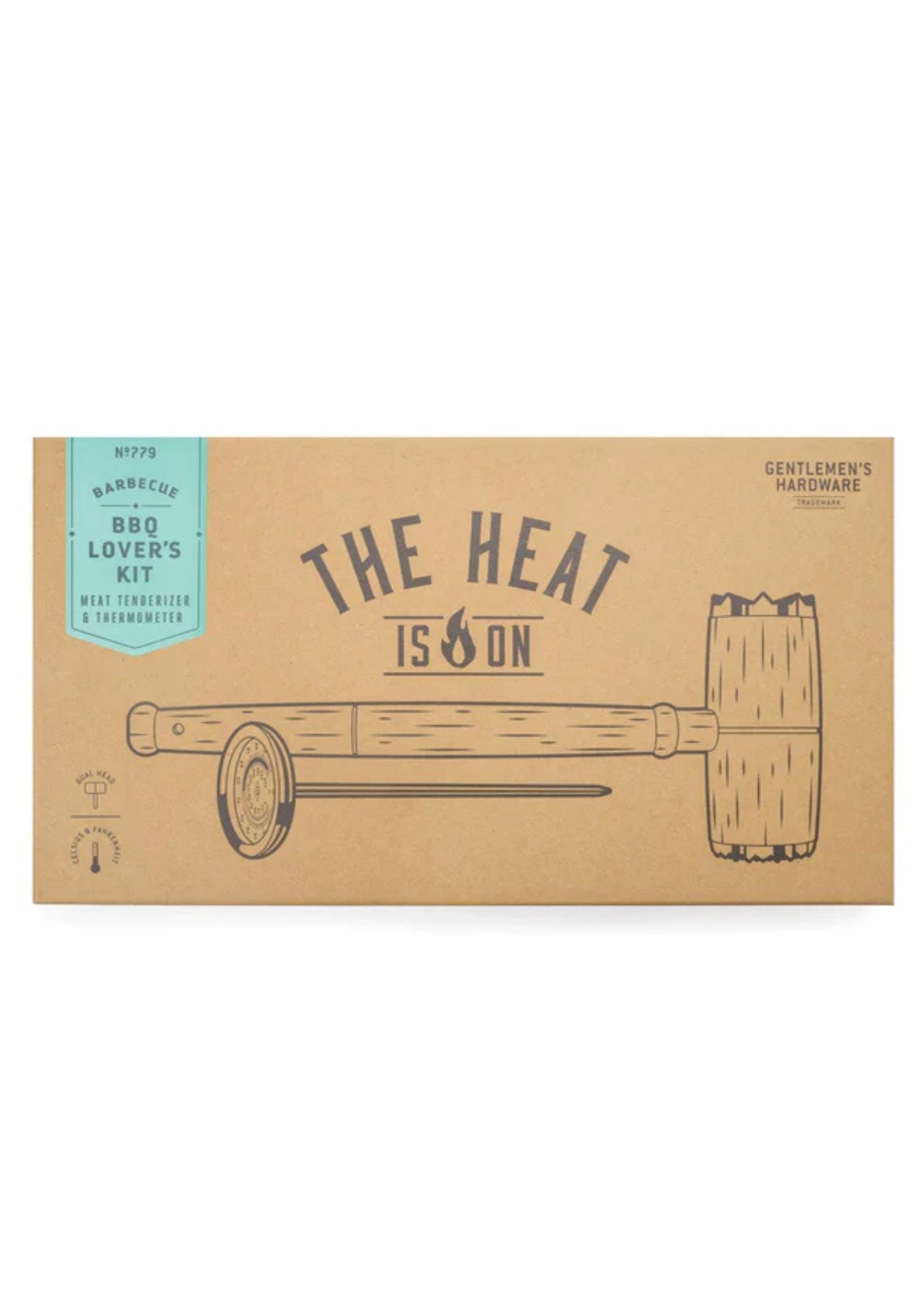 "BBQ Lovers Kit" Meat Tenderizer & Thermometer #779