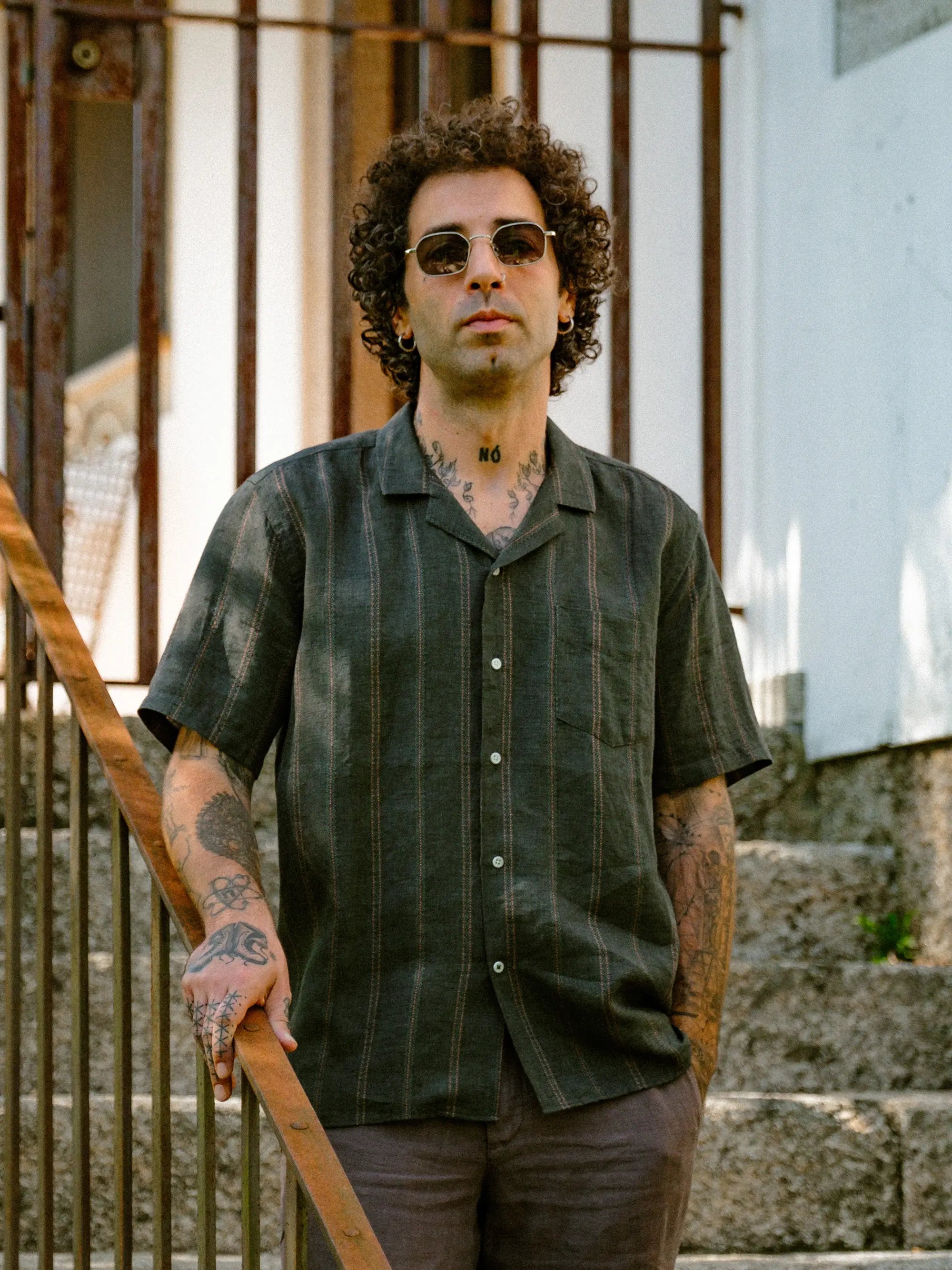 Shirt Linen Milano Forest