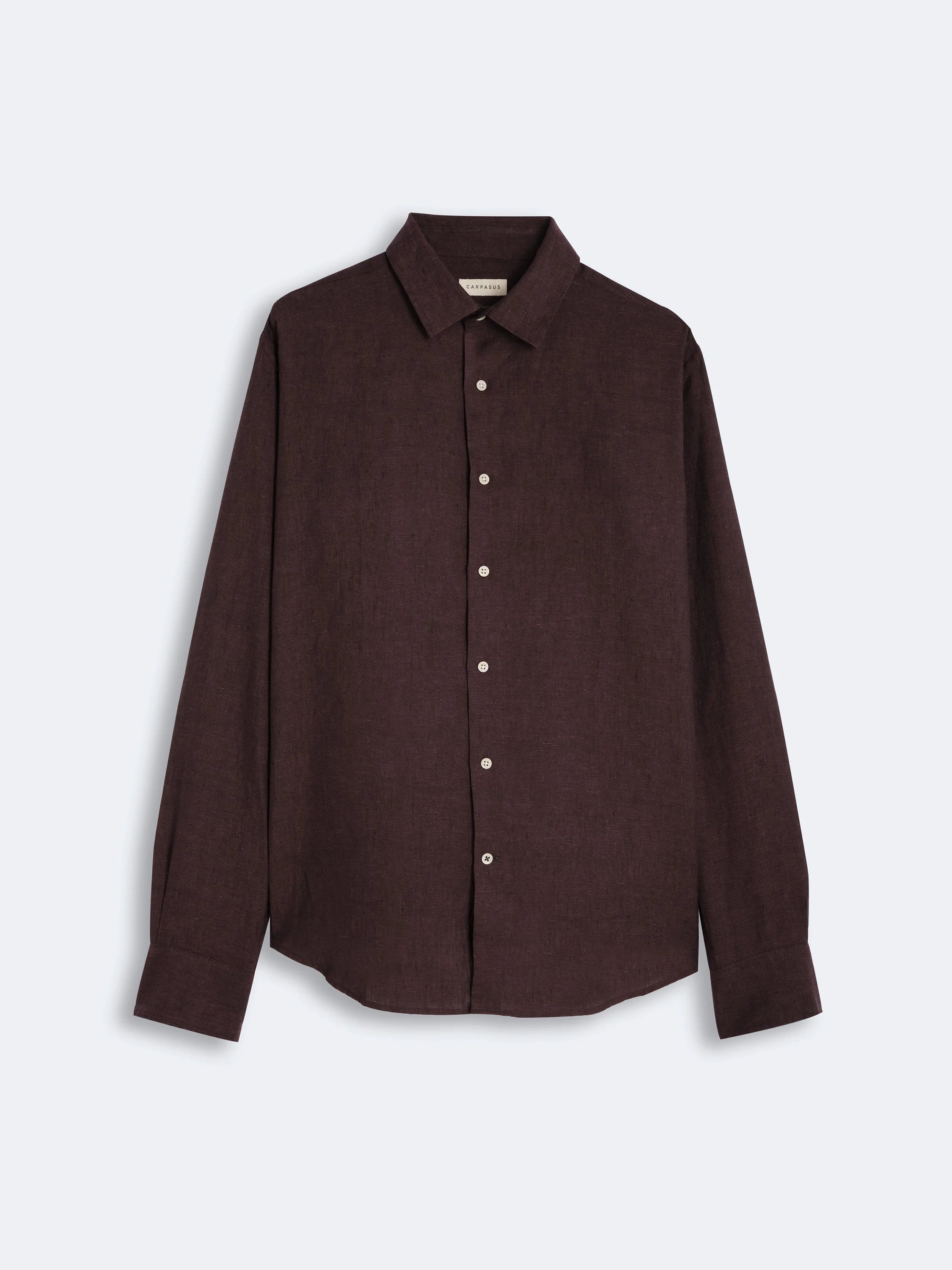 Shirt Linen Verzasca Burgundy