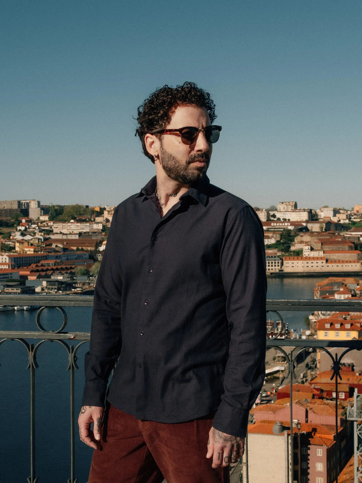 Flannel Shirt Castanio Marine