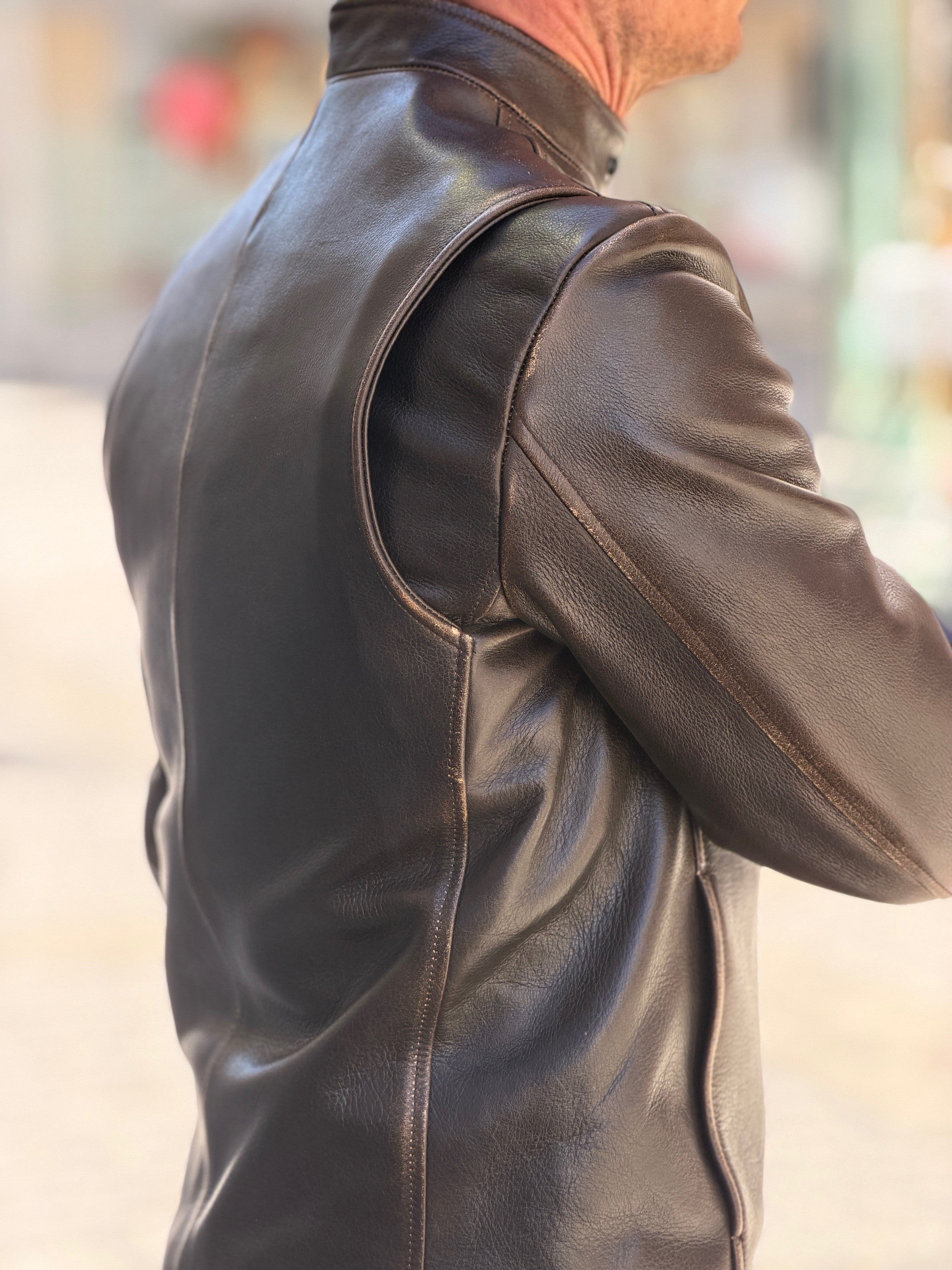 Johnny Calf Brusehed Brown washed