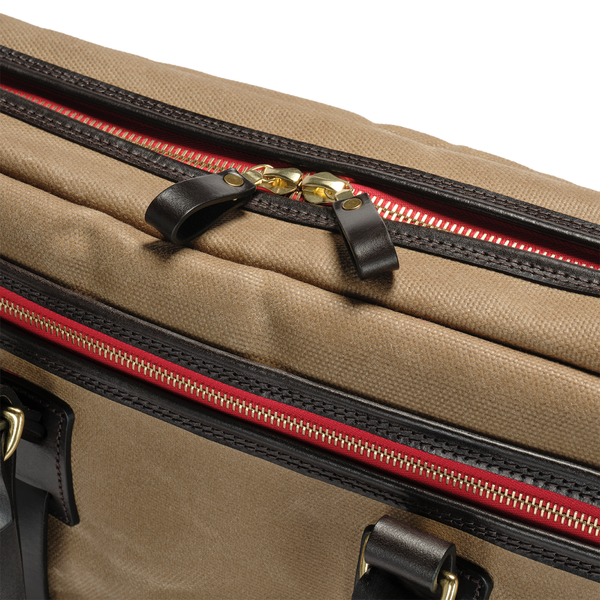 Vintage Canvas Laptop Bag - Sand
