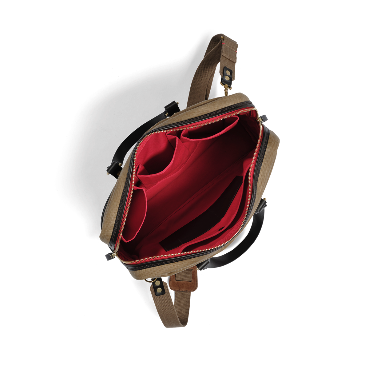 Vintage Canvas Laptop Bag - Sand