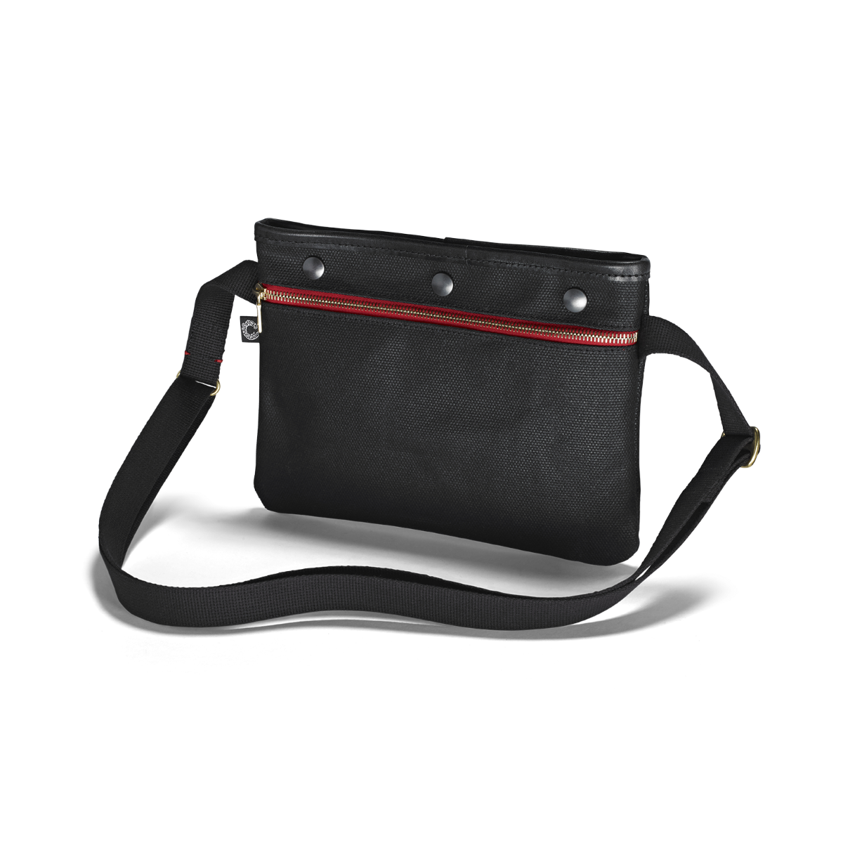 Vintage Canvas Sacocht Shoulder Bag - Black