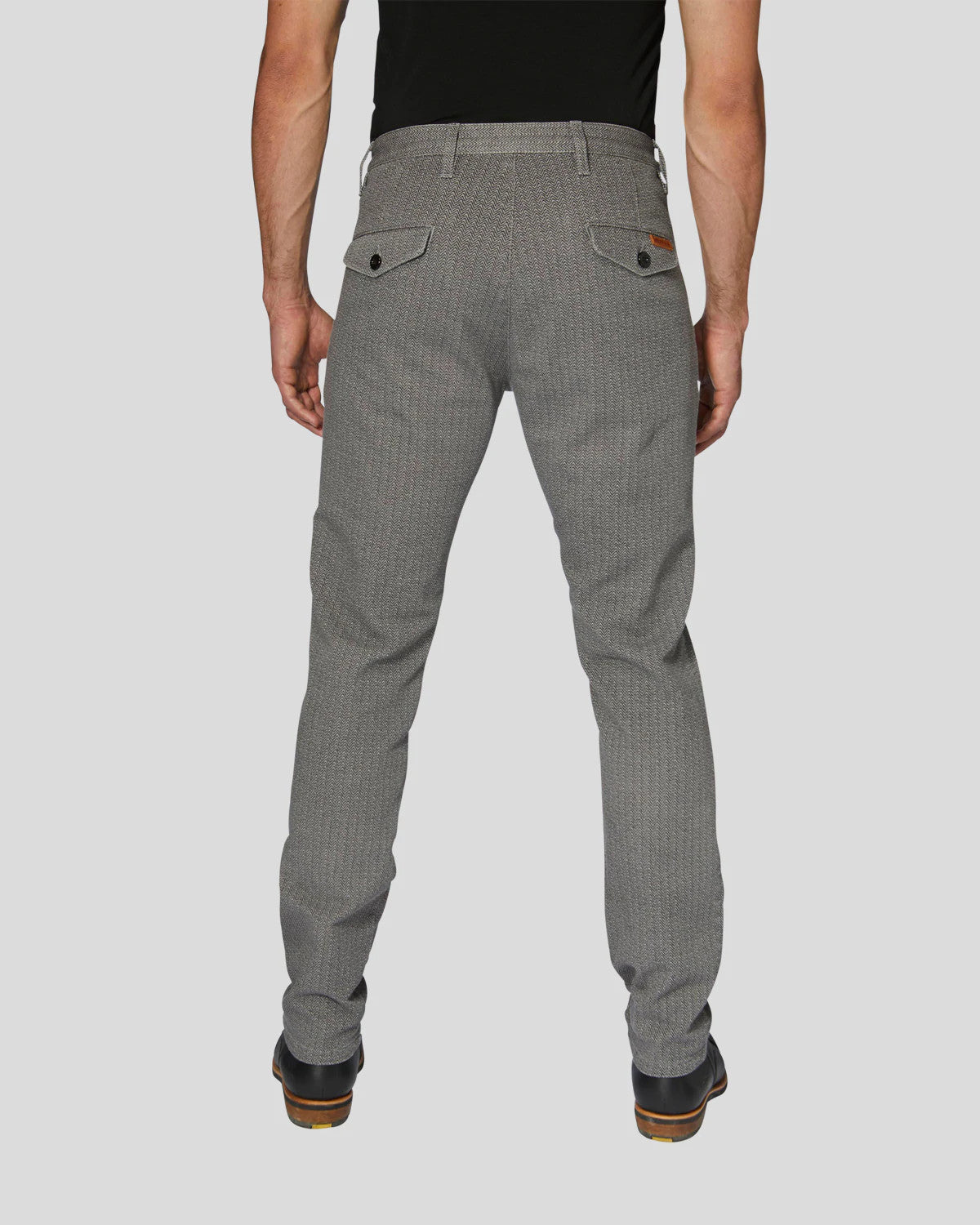 TWEED CHINO TAPERED SLIM grey
