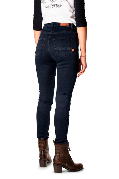 ROKKERTECH JEANS HIGH WAIST DARK BLUE 2413