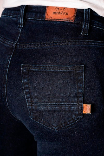 ROKKERTECH JEANS HIGH WAIST DARK BLUE 2413