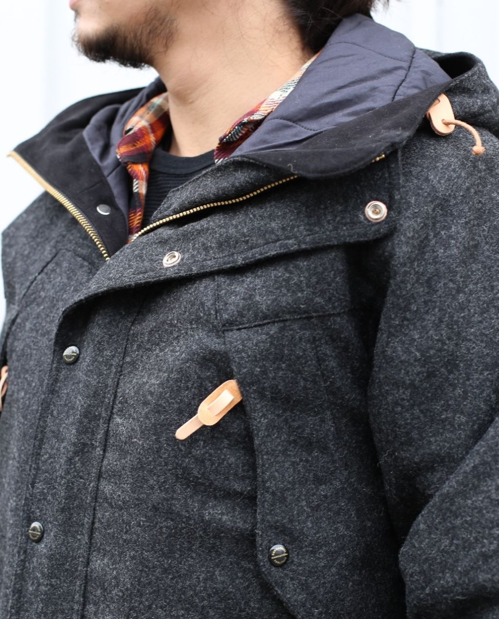 MOUNTAIN JACKET wool grey