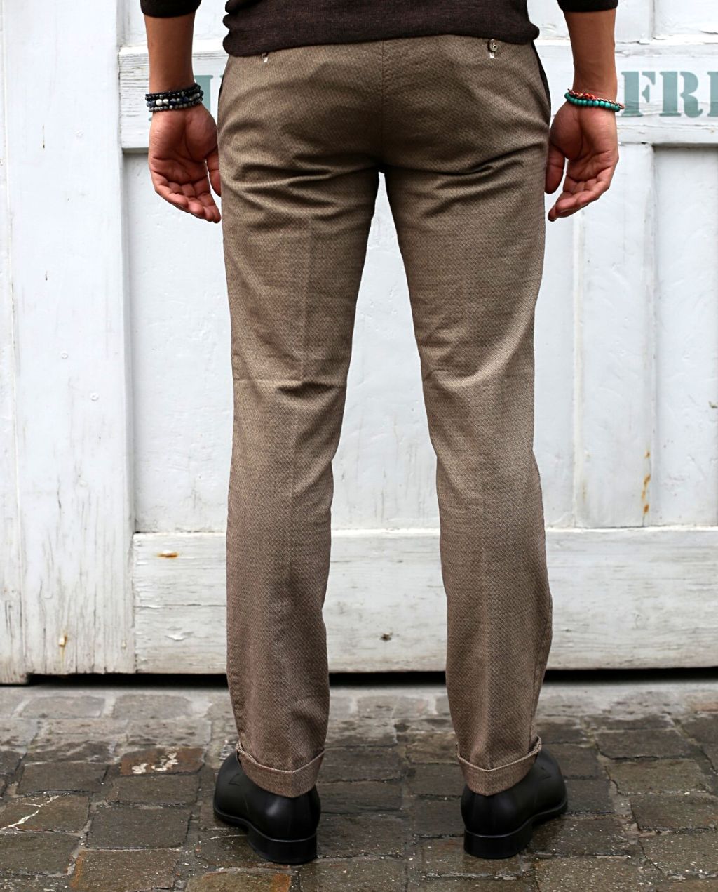 NEW YORK CHINO Mikro-Fantasie Regular