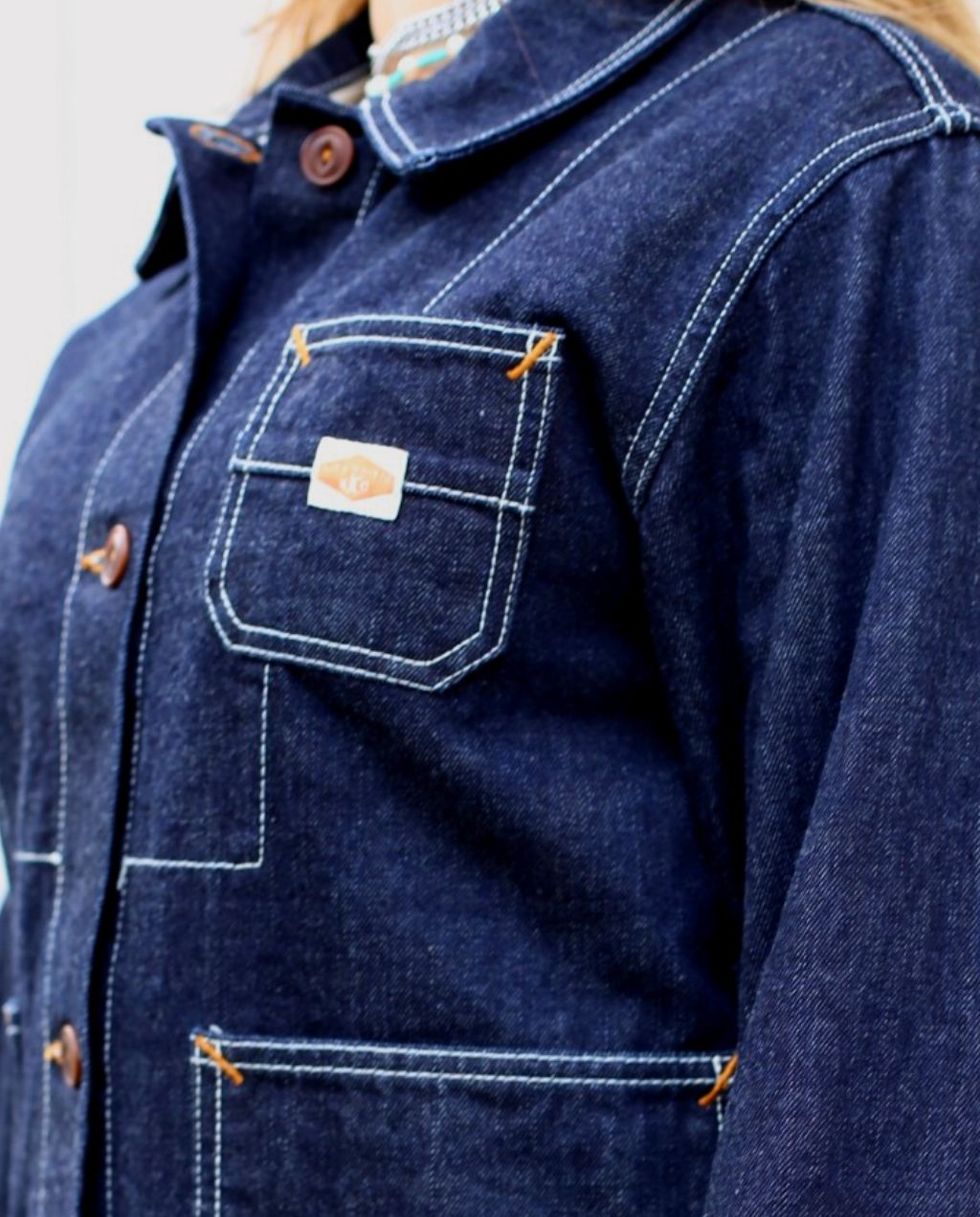 Ada Rinse Ruby Selvage Denim indigo