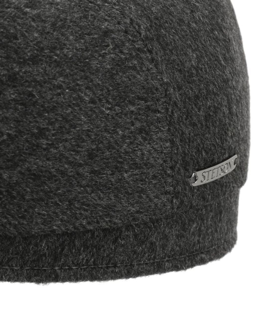 CASHMERE DRIVER FLATCAP anthrazit