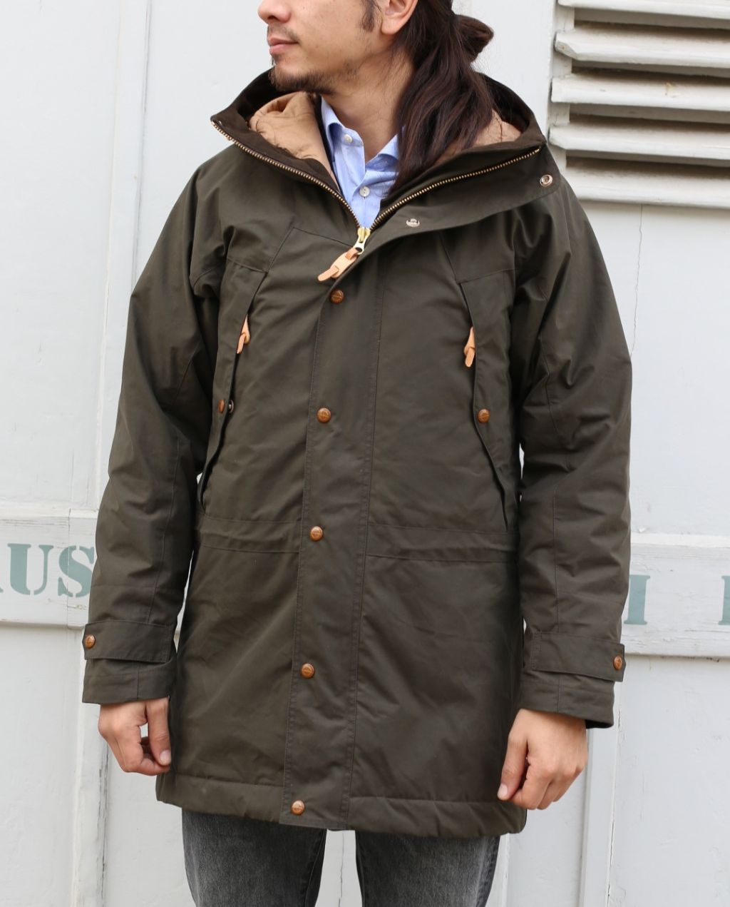 LONG MOUNTAN JACKET CHOCOLATE 7113-DW