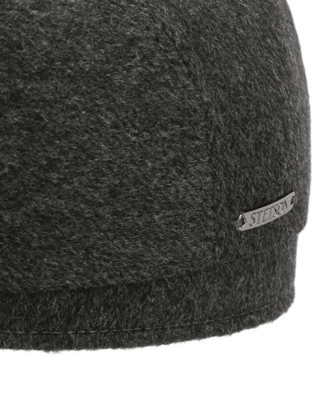 CASHMERE DRIVER FLATCAP anthrazit