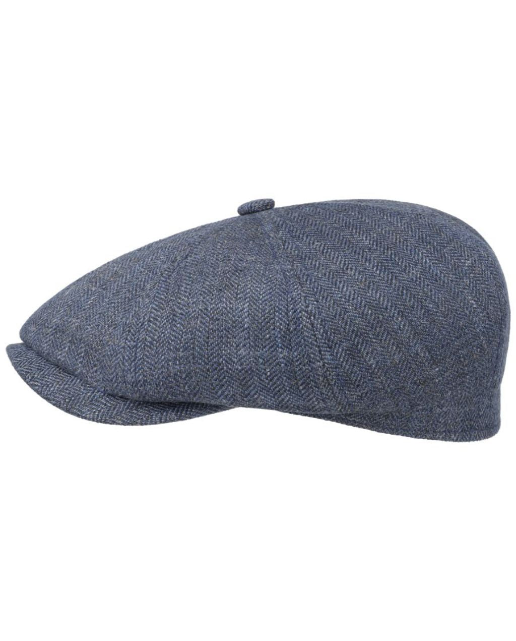 HATTERAS VINTA LEINEN FLATCAP blau